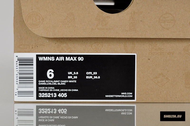 Nike Wmns Air Max 90 Game Royal Mint Candy White 01