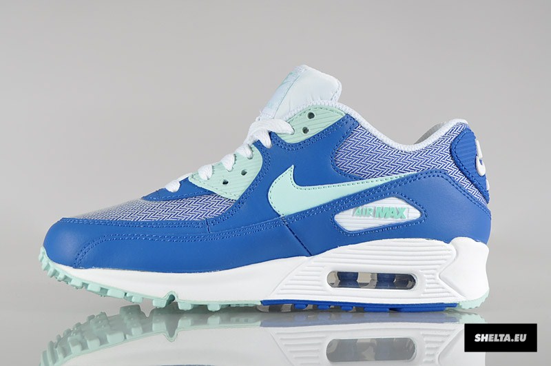 Nike Wmns Air Max 90 Game Royal Mint Candy White 07