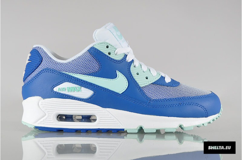 Nike Wmns Air Max 90 Game Royal Mint Candy White 08