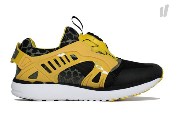 Puma Dics Blaze Ltwt Yellow Black Giraffe 2