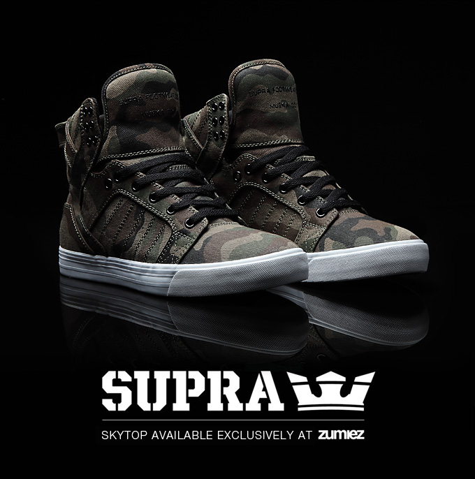 Supra Skytop Canvas Camouflage