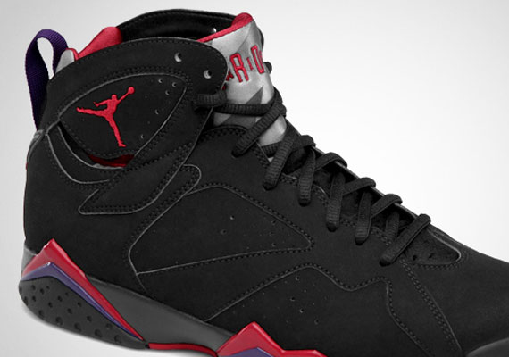 Air Jordan VII - Black - True Red - Dark Charcoal - Club Purple | Official Images