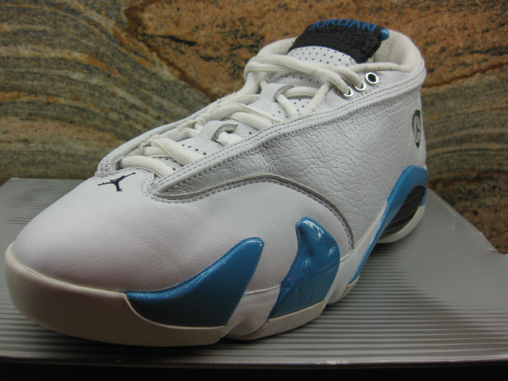 Air Jordan Xiv Low White Columbia Blue Unreleased Sample 02