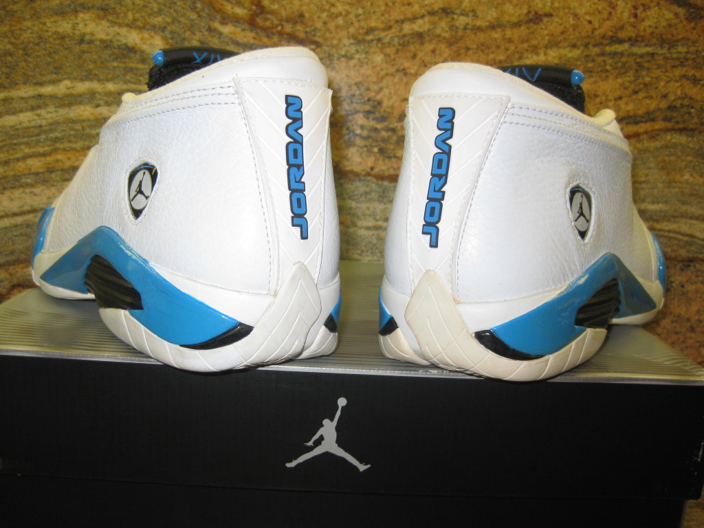 Air Jordan Xiv Low White Columbia Blue Unreleased Sample 04