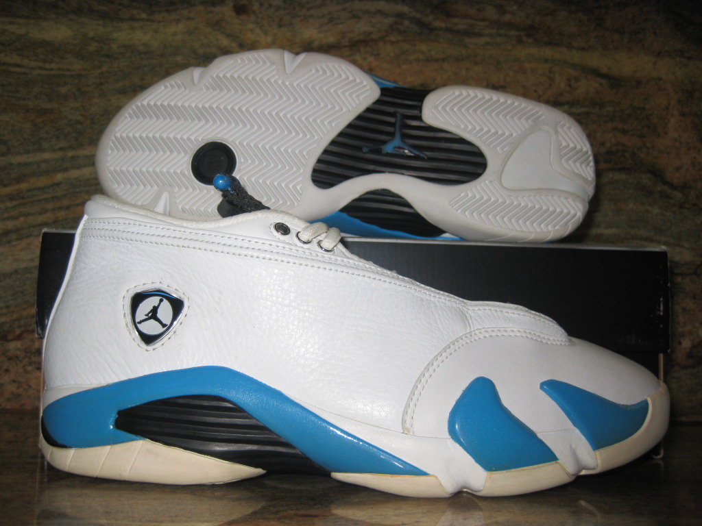Air Jordan Xiv Low White Columbia Blue Unreleased Sample 06