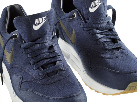 A.P.C. x Nike Air Max 1 - Navy Blue/Olive