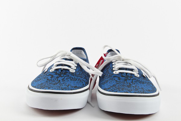 Kenzo Vans Authentic Blue Black Moth 2