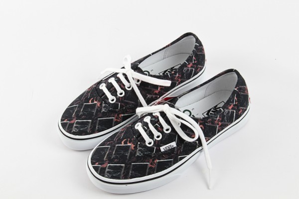 Kenzo Vans Authentic Marble Square Black 4