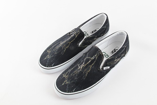 Kenzo Vans Slip On Marble Black 4