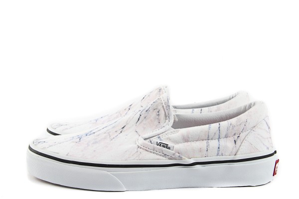Kenzo Vans Slip On Marble White 1