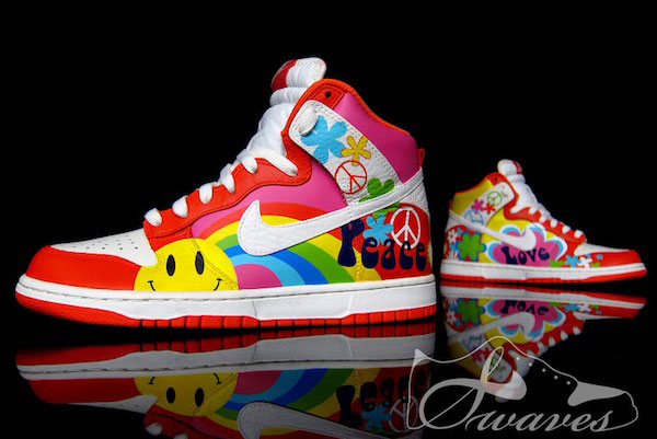 Nike Dunk High Volkswagen Bus Customs By Swaves 3