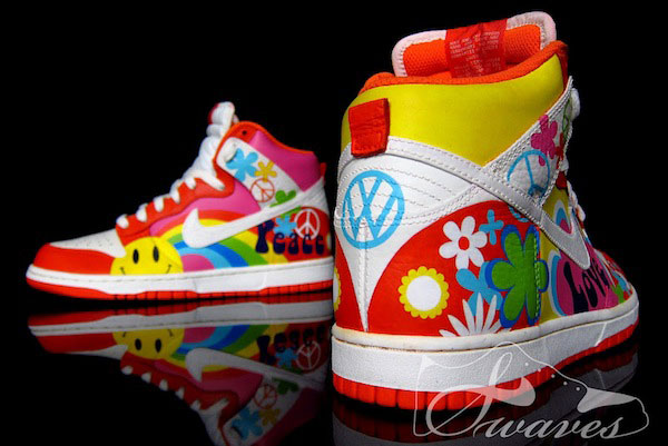 Nike Dunk High Volkswagen Bus Customs By Swaves 5