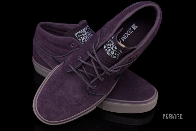 Nike Zoom Stefan Janoski Mid Port Wine Gum Black 01