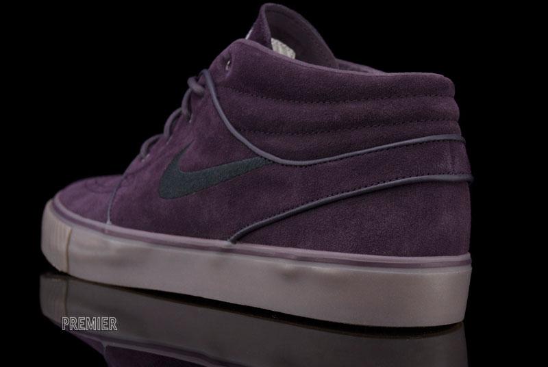 Nike Zoom Stefan Janoski Mid Port Wine Gum Black 02