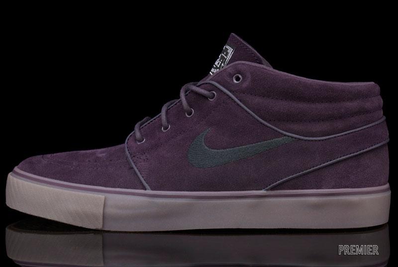 Nike Zoom Stefan Janoski Mid Port Wine Gum Black 06