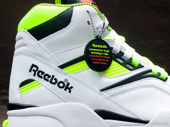 Reebok Pump Twilight Zone - Neon - Black - White