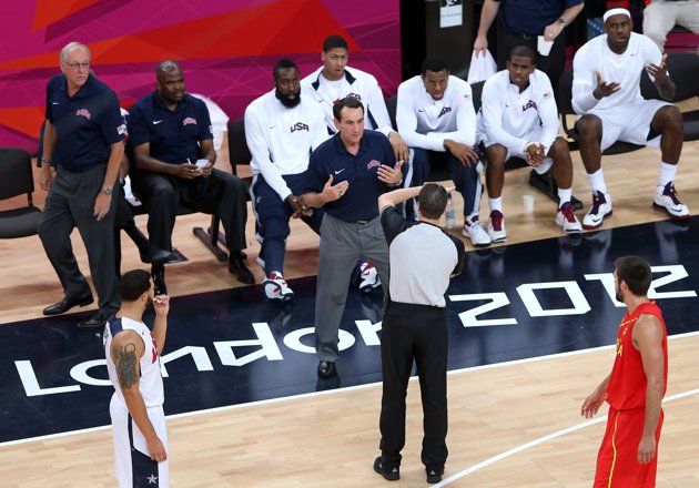 Team Usa Olympic Basketball Sneakers Gold Medal Game 11