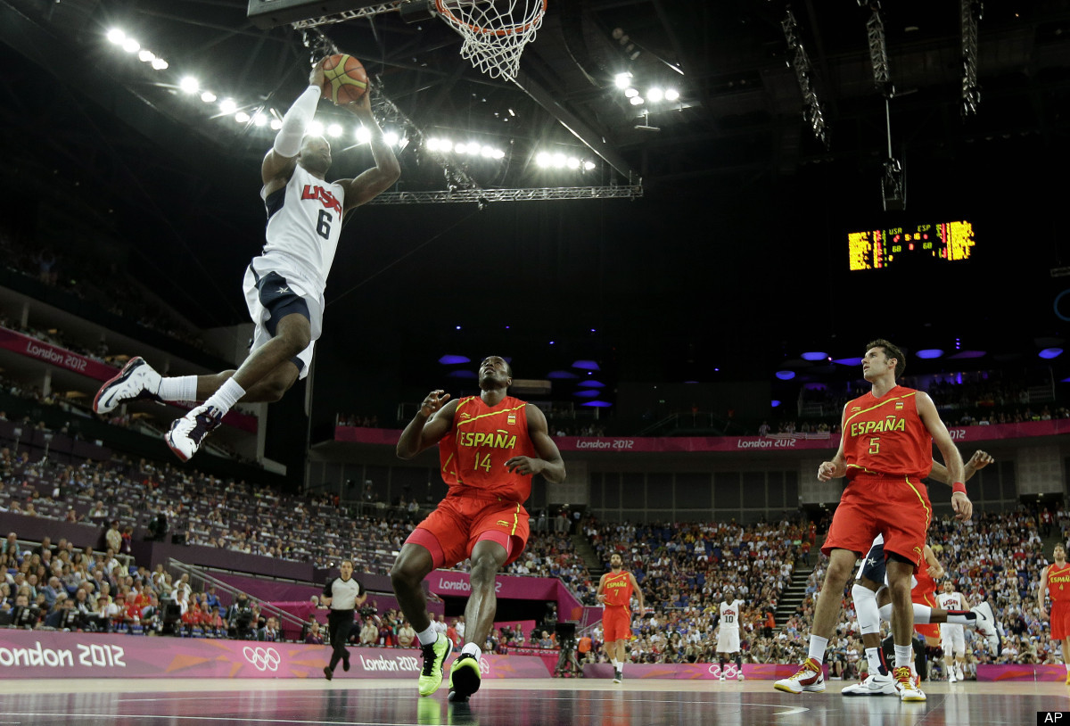 Team Usa Olympic Basketball Sneakers Gold Medal Game 33