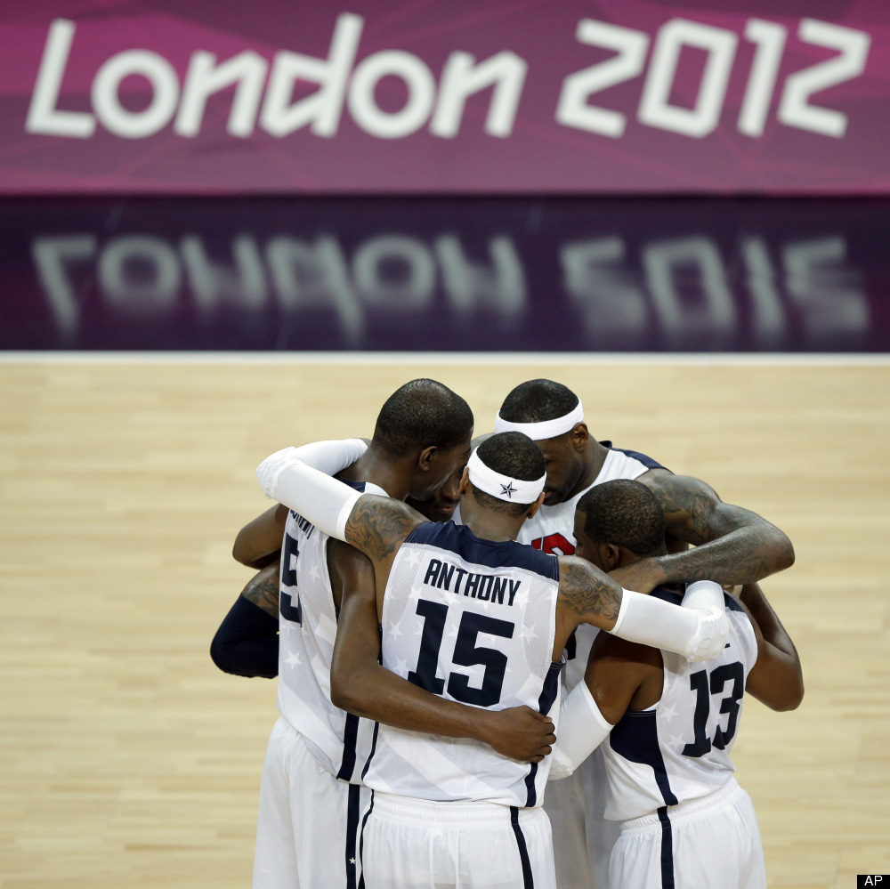 Team Usa Olympic Basketball Sneakers Gold Medal Game 34