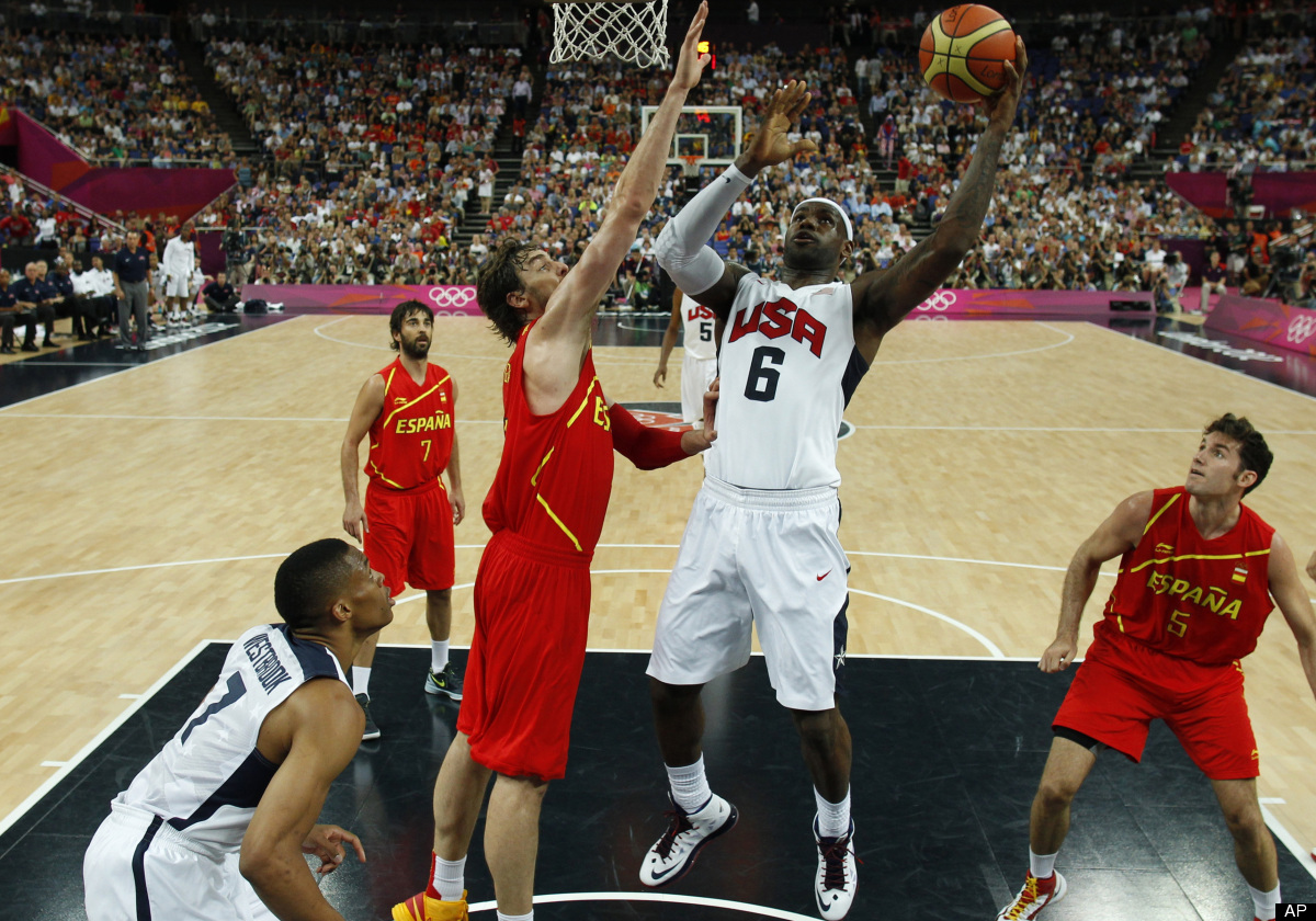Team Usa Olympic Basketball Sneakers Gold Medal Game 37