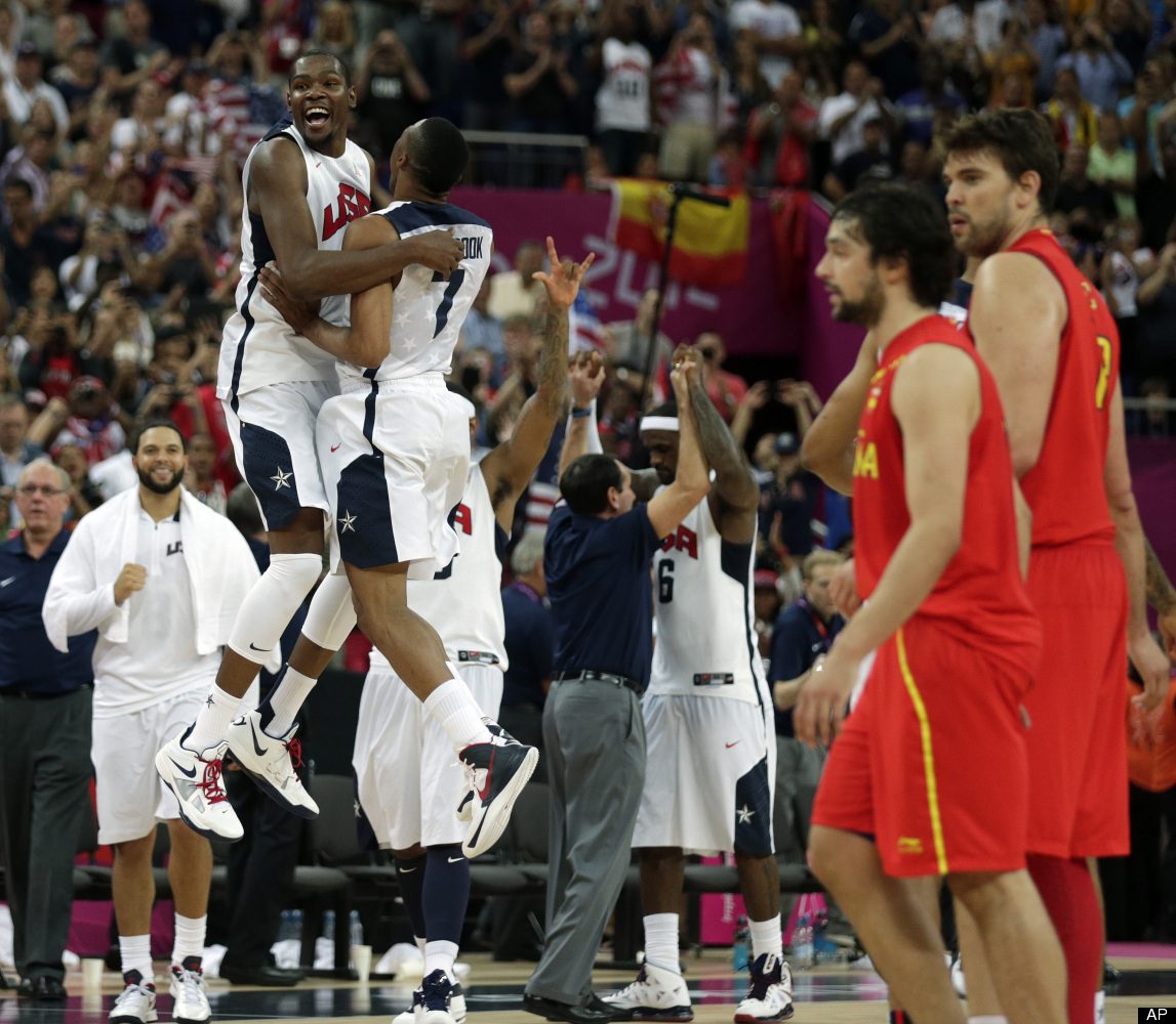 Team Usa Olympic Basketball Sneakers Gold Medal Game 42