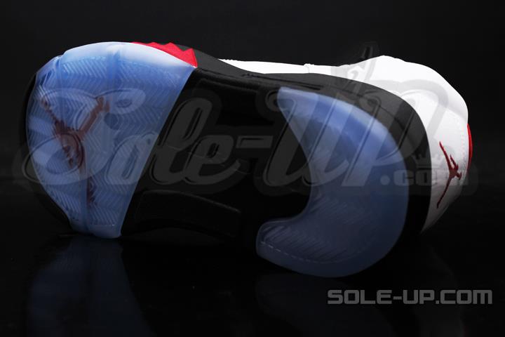Air Jordan 5 Retro White Black Fire Red 7
