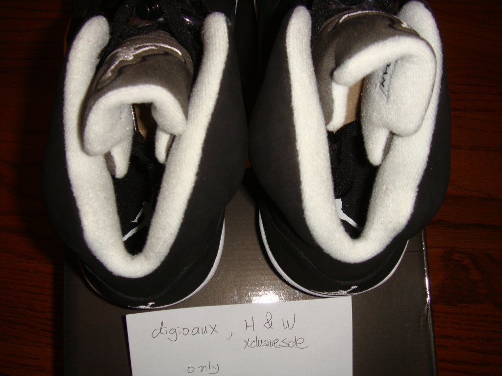 Air Jordan V Black White Unreleased Sample 06