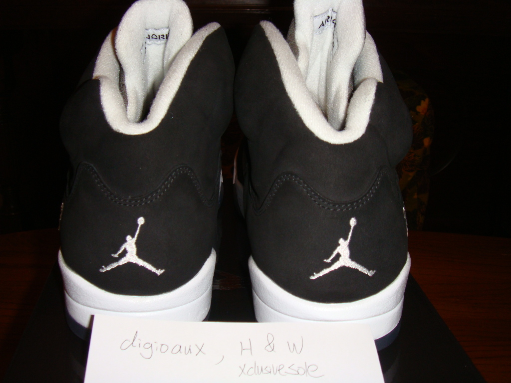 Air Jordan V Black White Unreleased Sample 07
