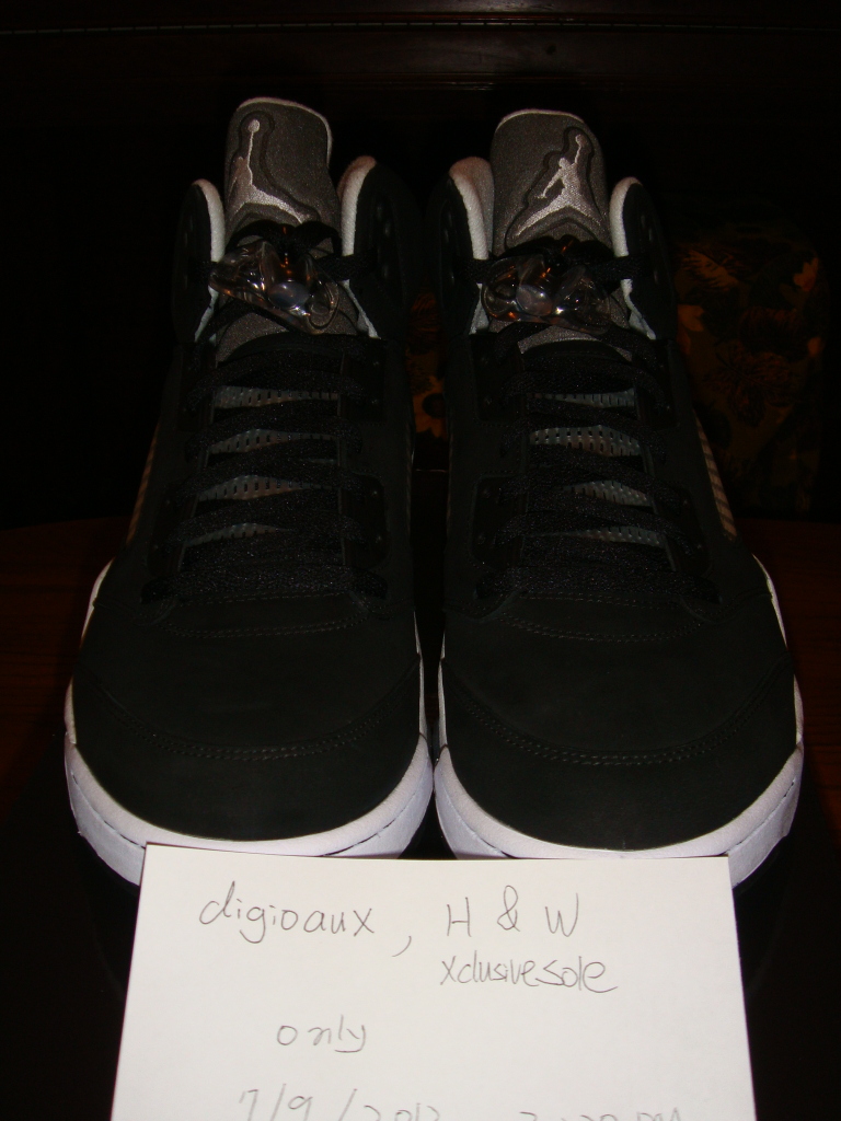Air Jordan V Black White Unreleased Sample 09