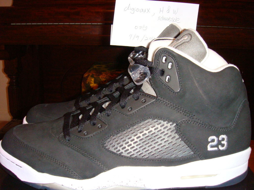 Air Jordan V Black White Unreleased Sample 13