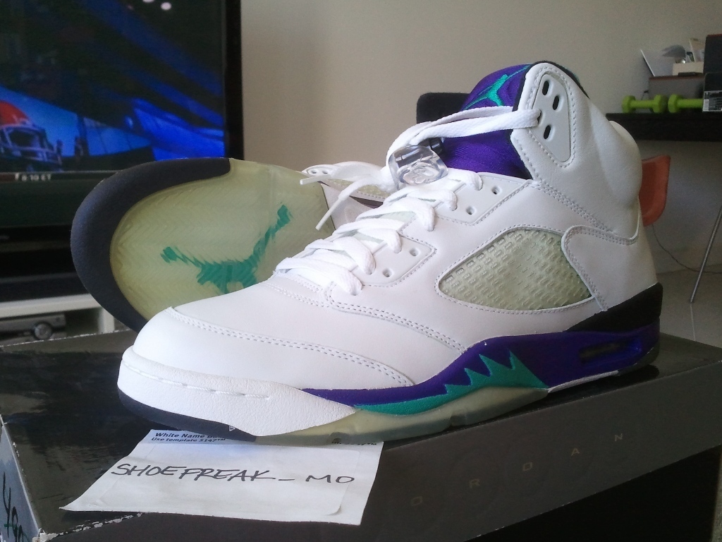 Grape Air Jordan V Ebay 09