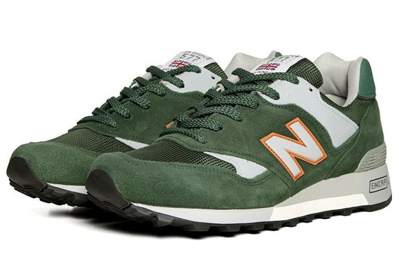 New Balance 577 Green Orange 2