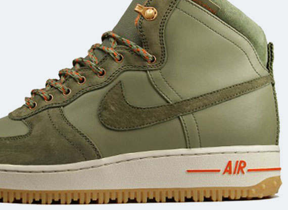 Nike Air Force 1 Hi DCN Military Boot – Silver Sage – Medium Olive