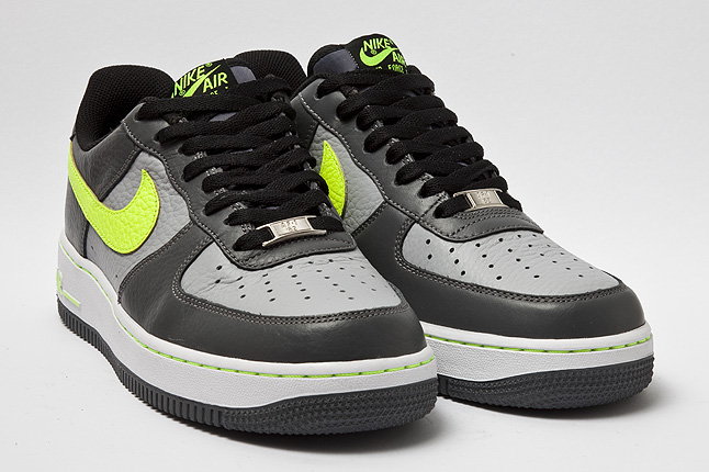 Nike Air Force 1 Low Grey Black Volt 2