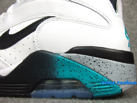 Nike Air Force 180 Mid - White - Blue Emerald