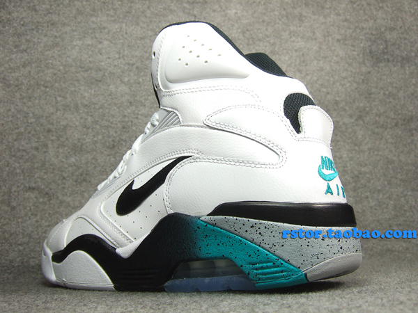 Nike Air Force 180 Mid White Blue Emerald 4