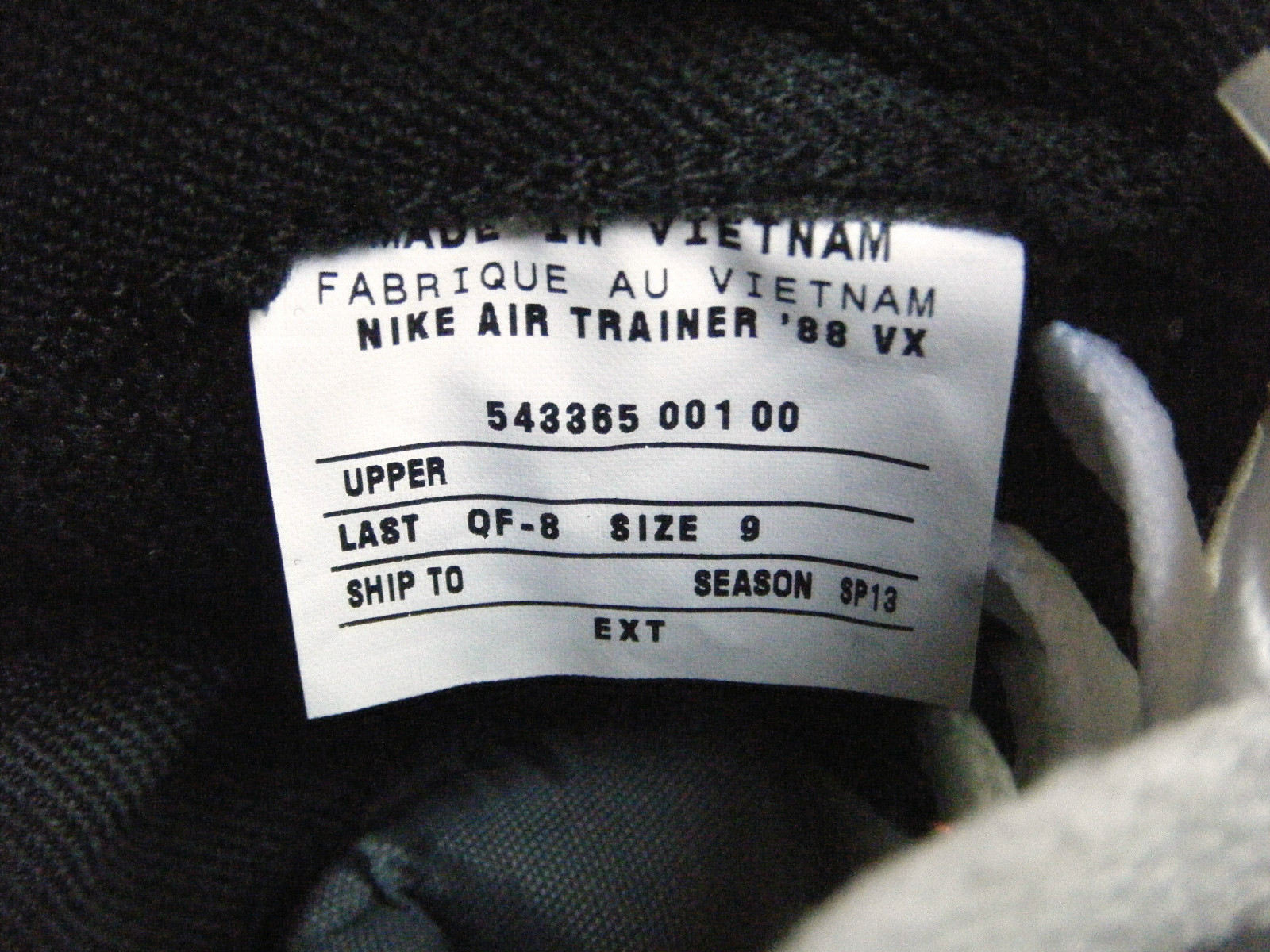 Nike Air Trainer 88 2013 Sample 01