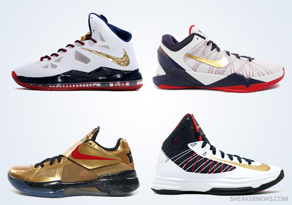Nike Basketball Gold Medal Pack - Release Dates