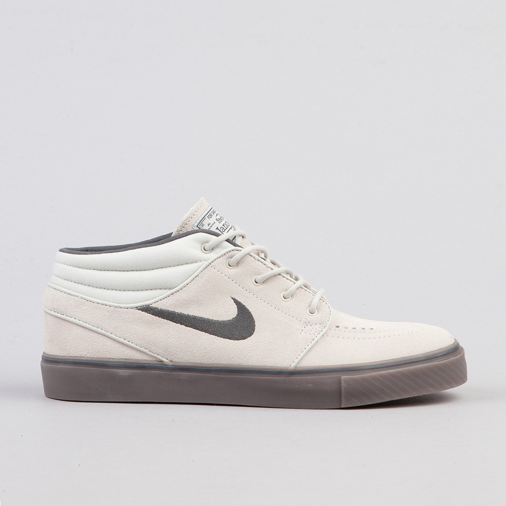 Nike Zoom Stefan Janoski Mid Light Bone Anthracite Gum 1