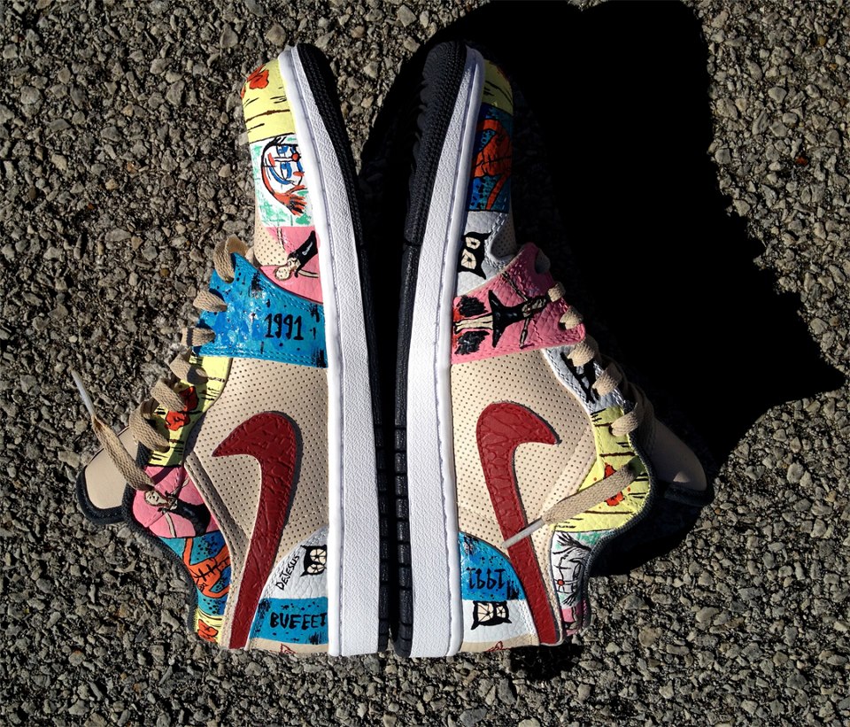 Air Jordan 1 Paris Customs 6