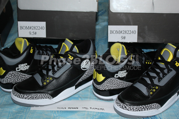Air Jordan Iii Black Oregon Pit Crew
