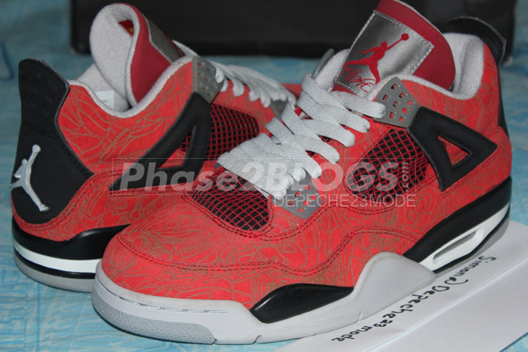Air Jordan Iv Red Laser Samples