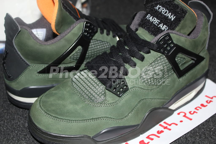 Air Jordan Iv Undftd Dark Green Sample