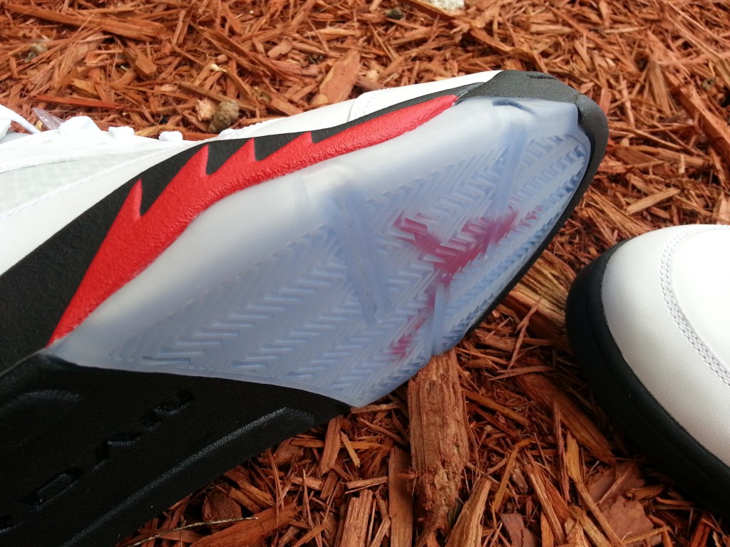 Air Jordan V White Fire Red Black 9