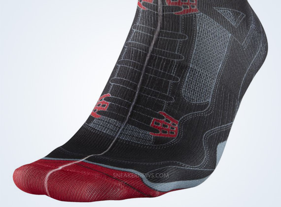 Air Jordan IV "Bred" Socks