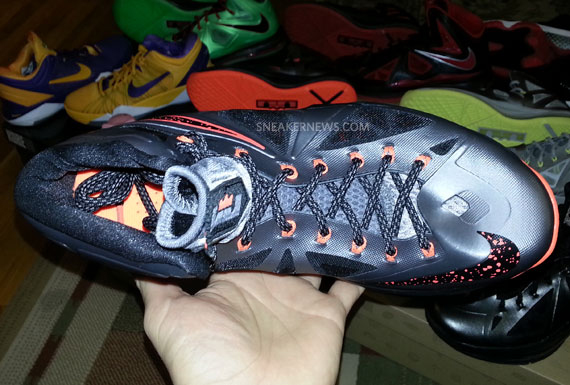 Grey Orange Lebron X 1