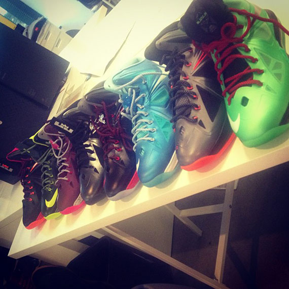 Lebron X Colorway Lineup