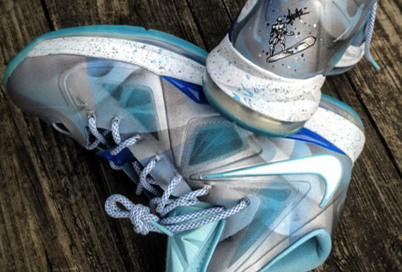 Lebron X Silver Surfer