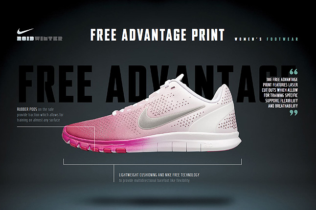 Nike 2013 Lookbook Women Free Advantage 1
