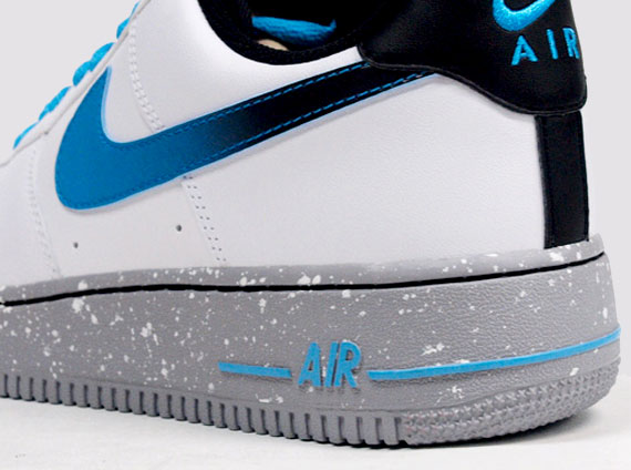 Nike Air Force 1 Low White Current Blue Grey